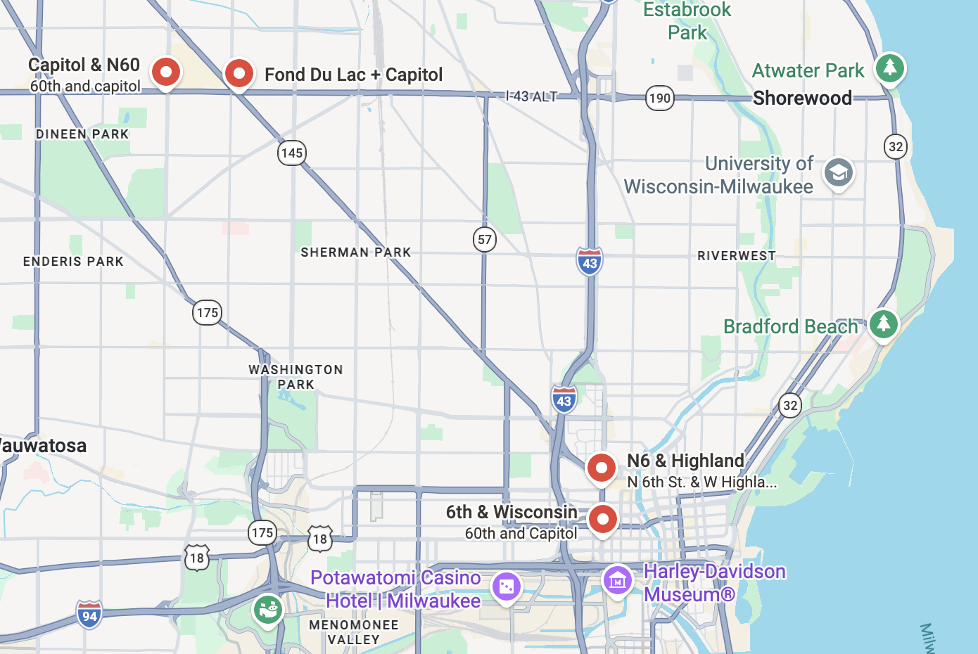 Map of Murals
